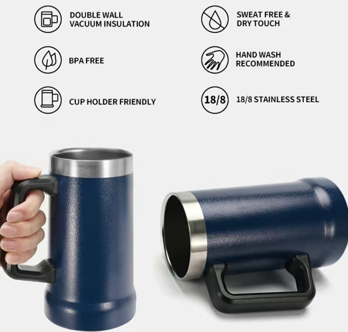 Beer steins 24oz