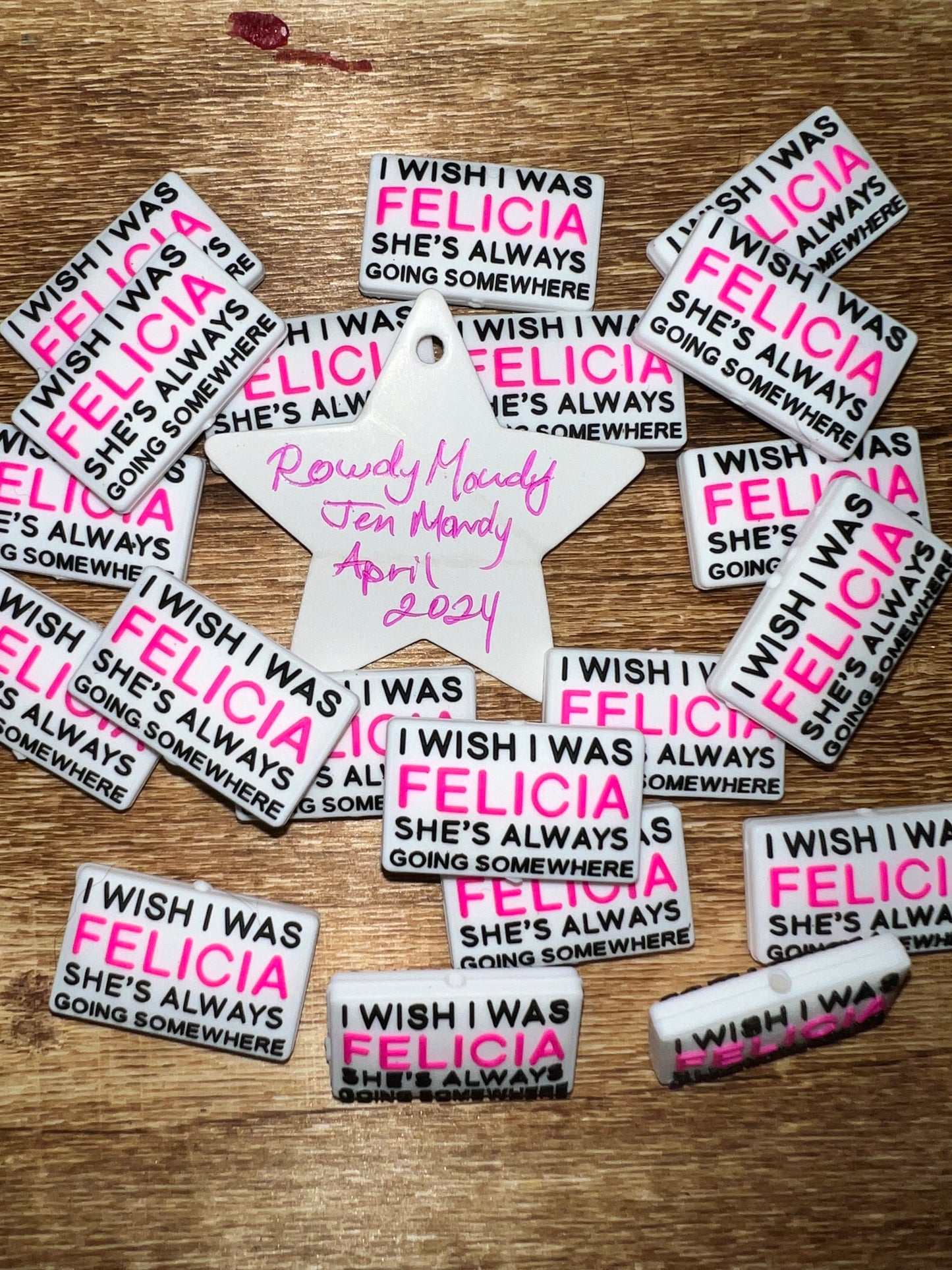 I wish I was Felicia focal bead