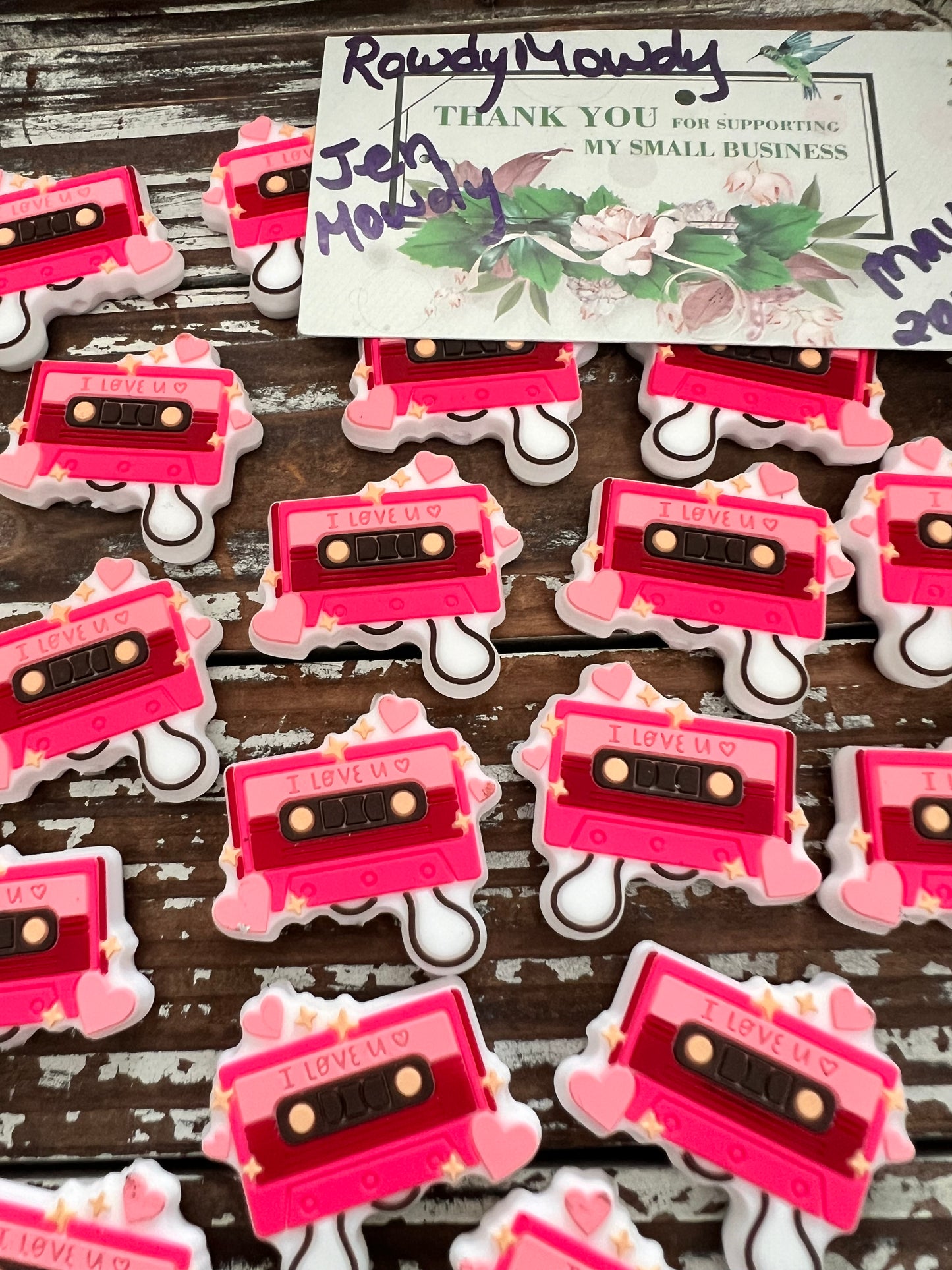 I love you cassette tape focal