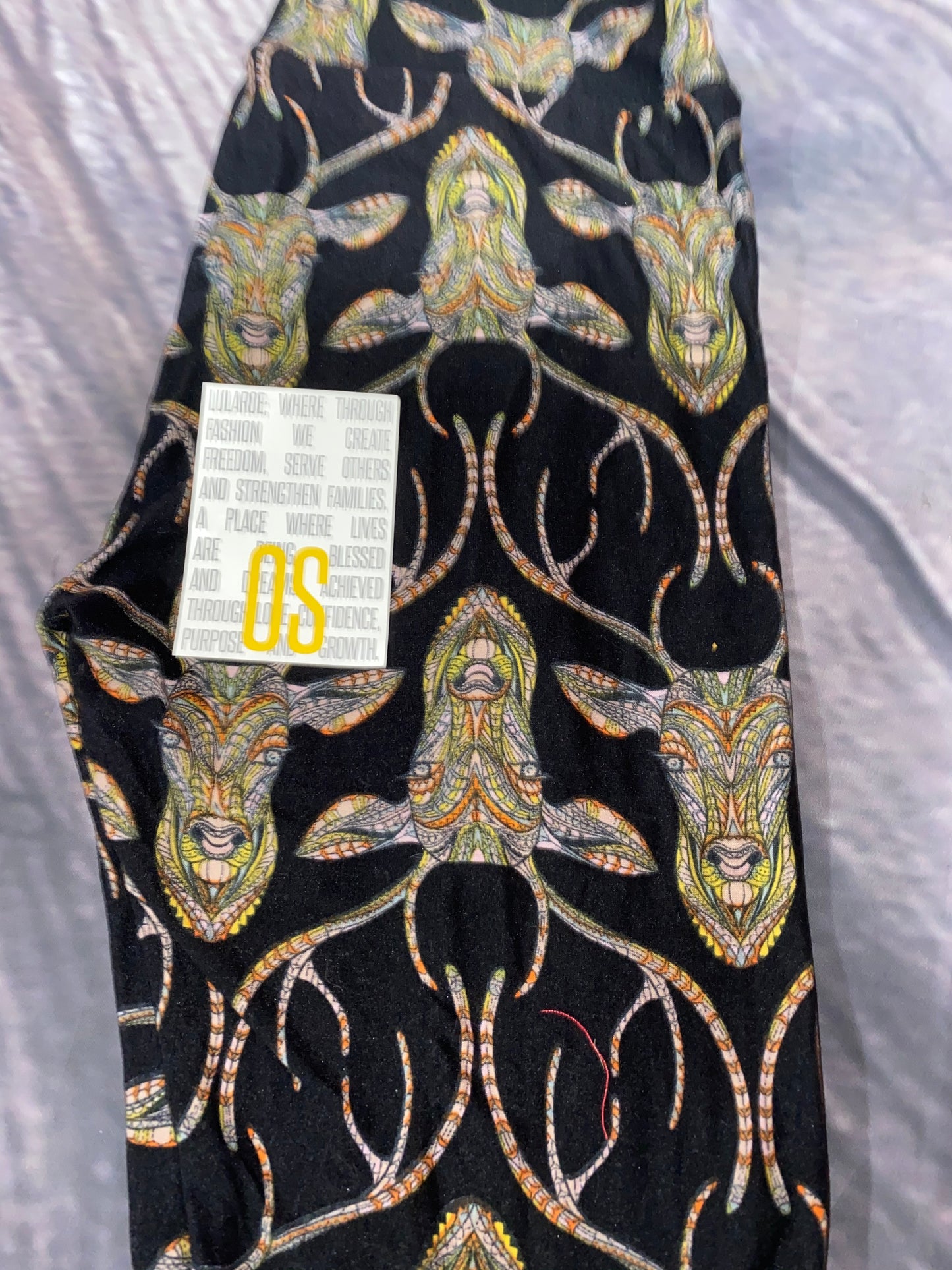 Lularoe One size leggings deer print