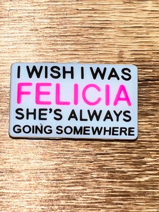 I wish I was Felicia focal bead