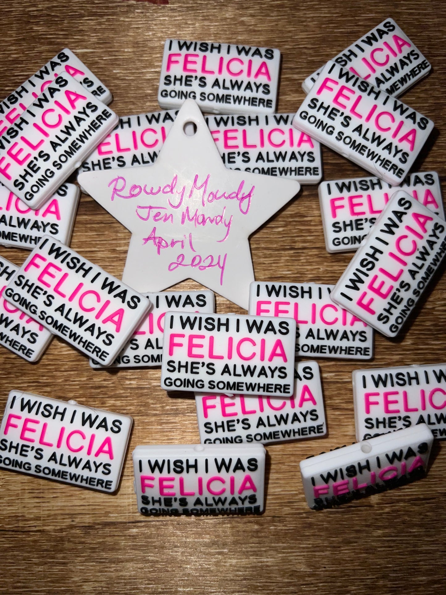 I wish I was Felicia focal bead