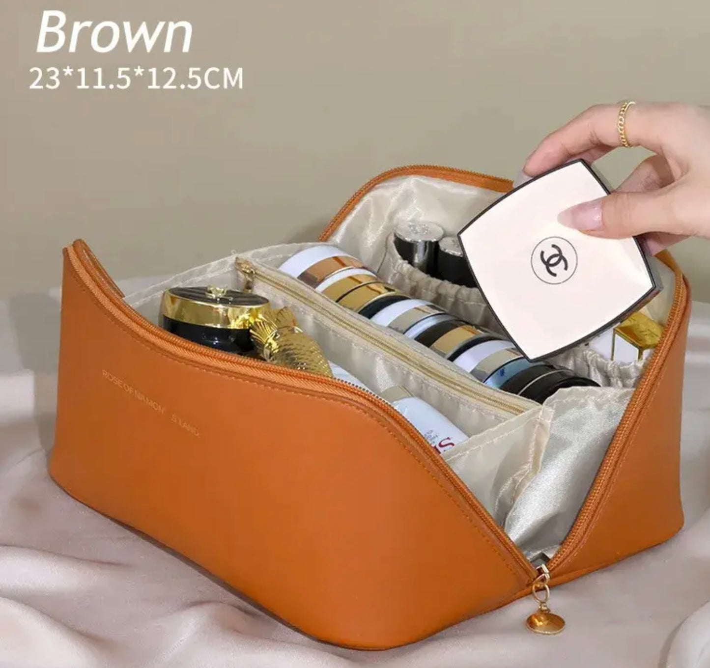 Brown Cosmetics Storage Kit