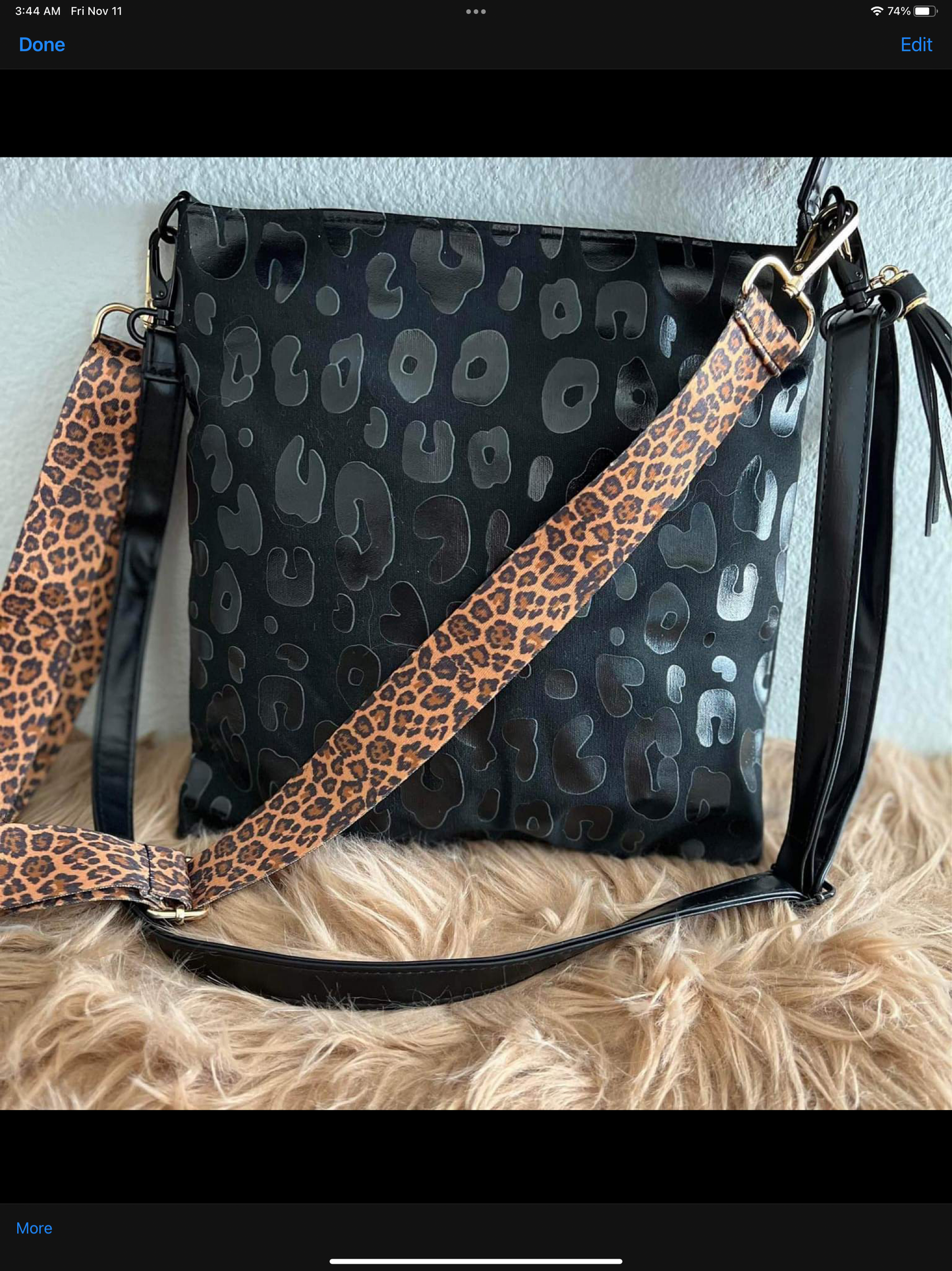 Cheetah crossbody bag