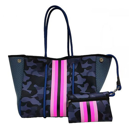 Large neoprene 2 piece beach bag