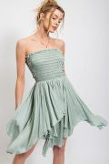 ADJUSTABLE TUBE RUFFLE DRESS OR SKIRT