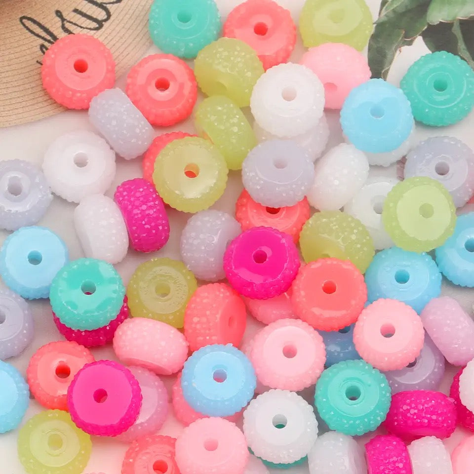 12*12MM Spacer Beads Rhinestone Effect Resin Bead