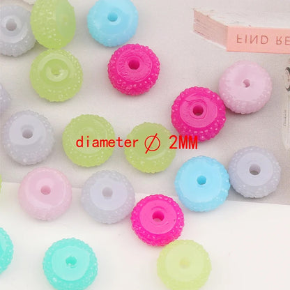 12*12MM Spacer Beads Rhinestone Effect Resin Bead