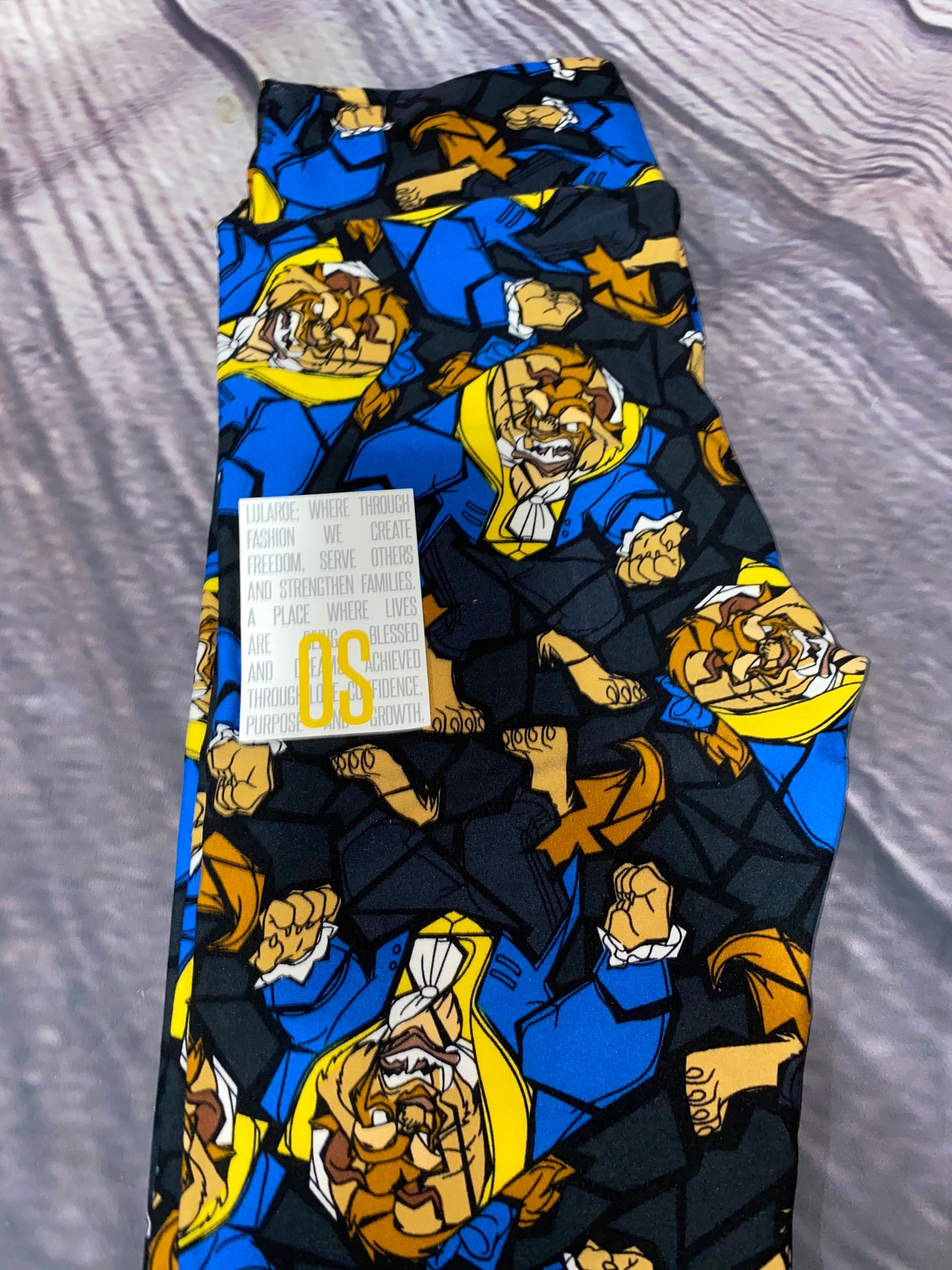 Disney Beauty and the Beast leggings BEAST