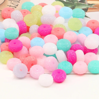 12*12MM Spacer Beads Rhinestone Effect Resin Bead