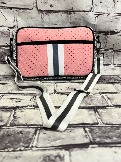 Neoprene crossbody purses