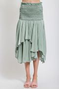 ADJUSTABLE TUBE RUFFLE DRESS OR SKIRT