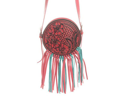 BOLD BLOSSOM ROUND BAG