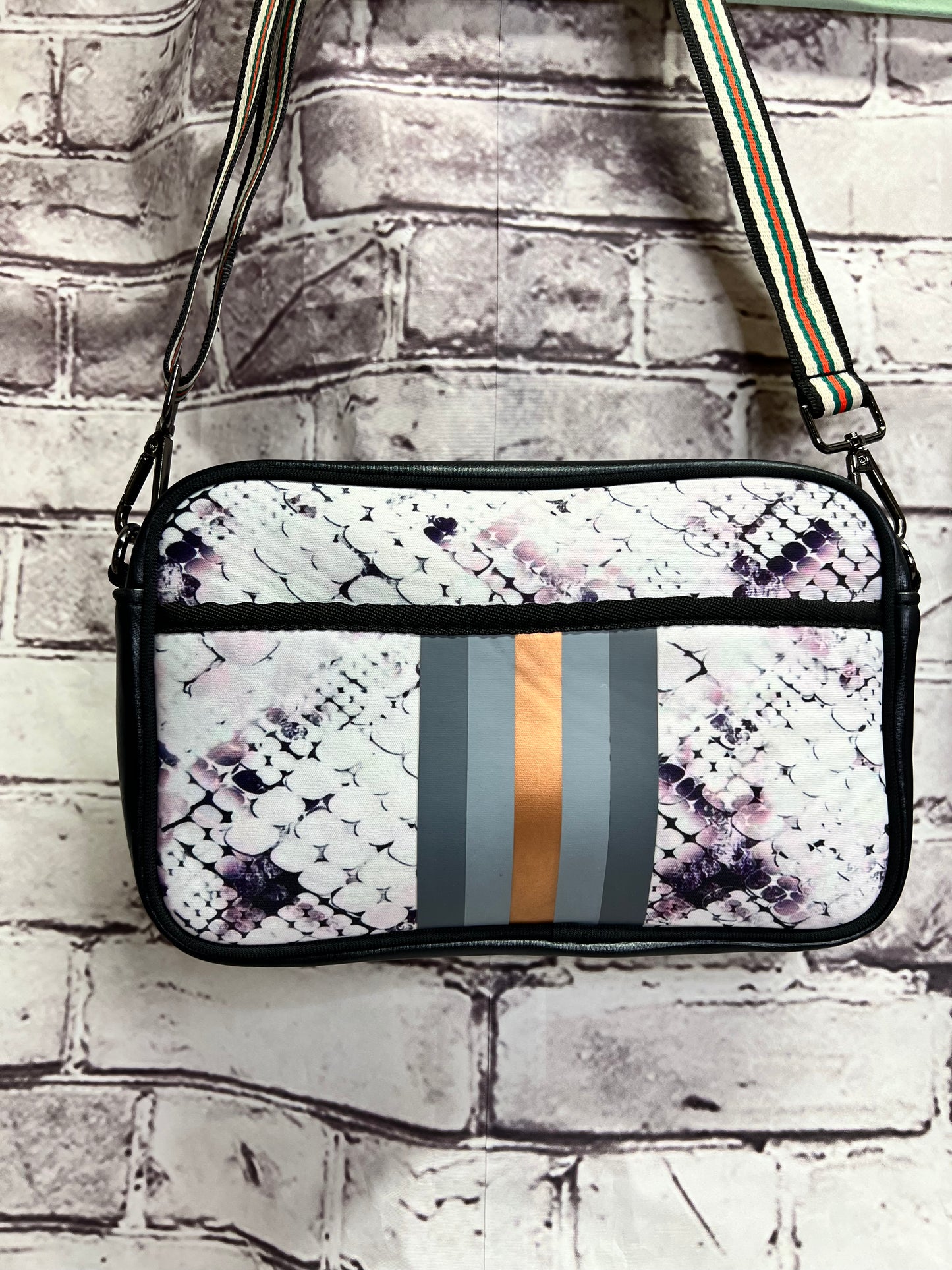 Neoprene crossbody purses