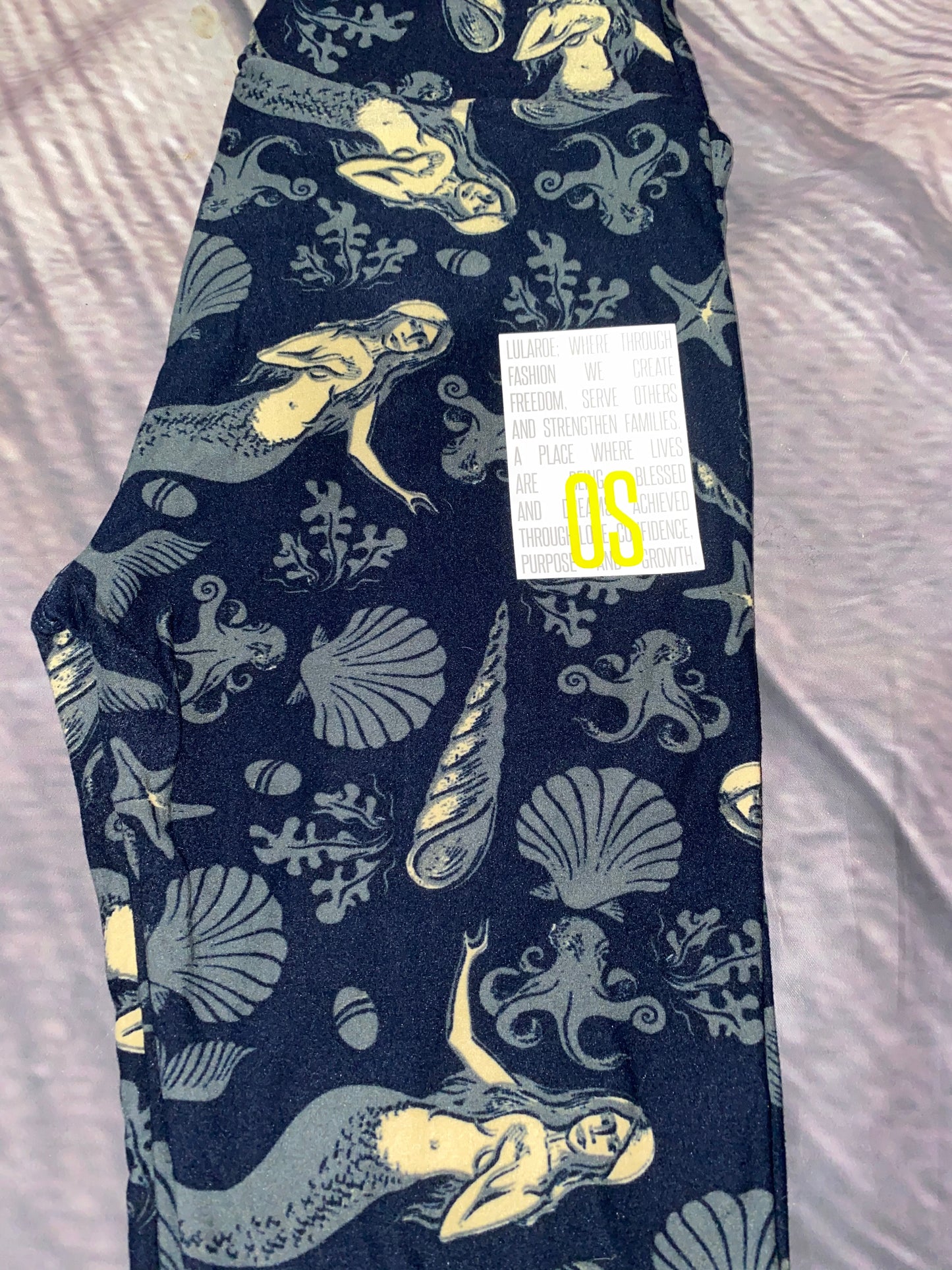 Lularoe One size leggings Mermaids