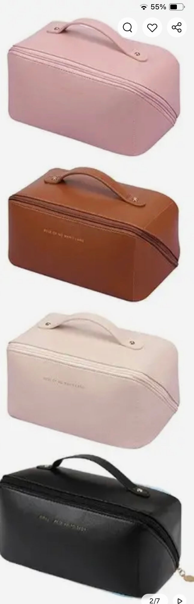 Brown Cosmetics Storage Kit