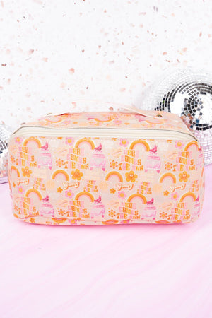 GROOVY SUMMER JETSETTER EXPANDABLE MAKEUP BAG