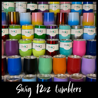 SWIG 12oz Wine tumblers