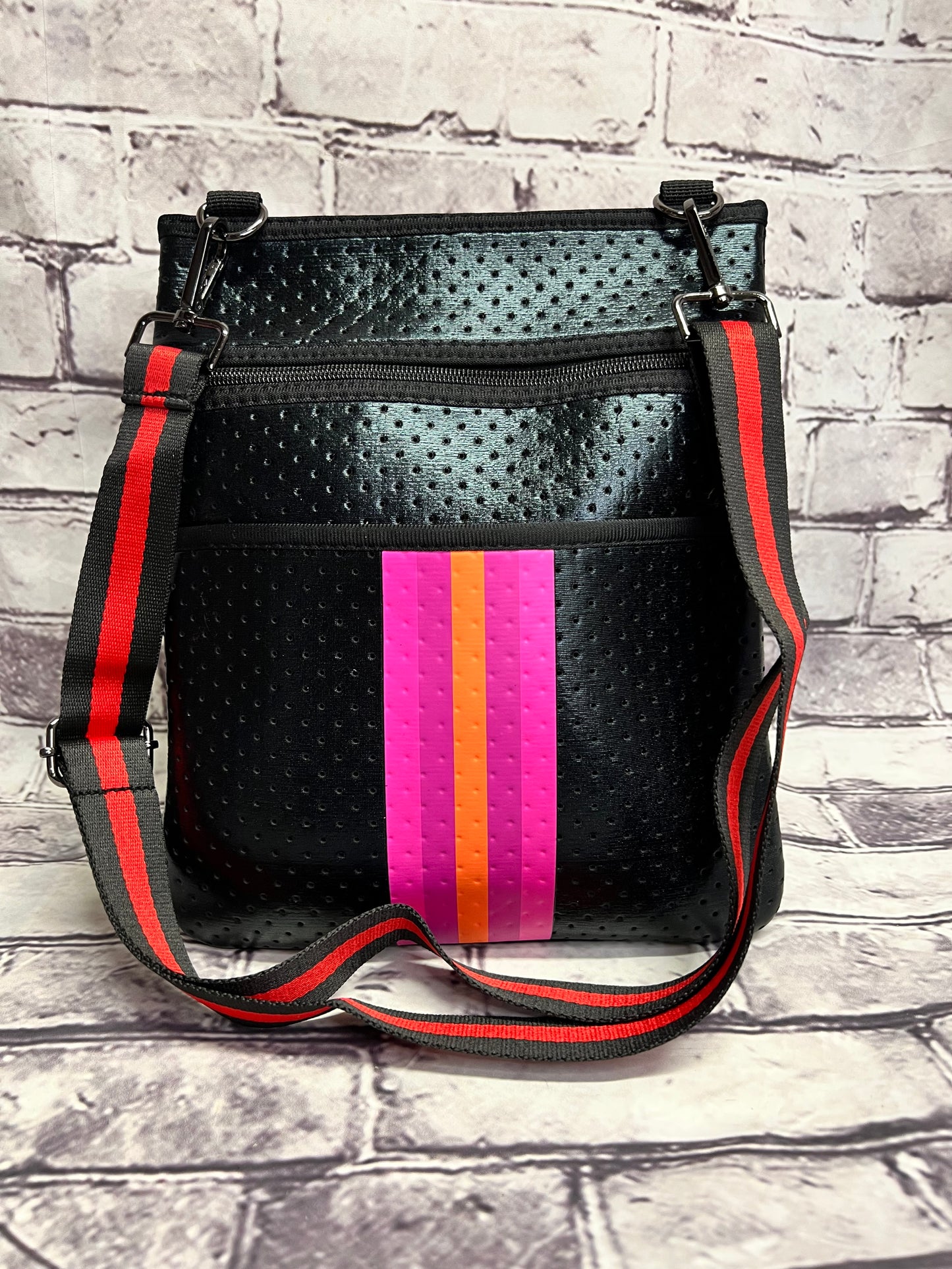 Neoprene crossbody purses