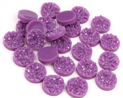 Cabochon druzy rhinestone flat back beads 10 for $2 - 5 sets